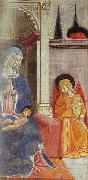 Benozzo Gozzoli Madonna and Child with Angel Playing Music oil painting artist